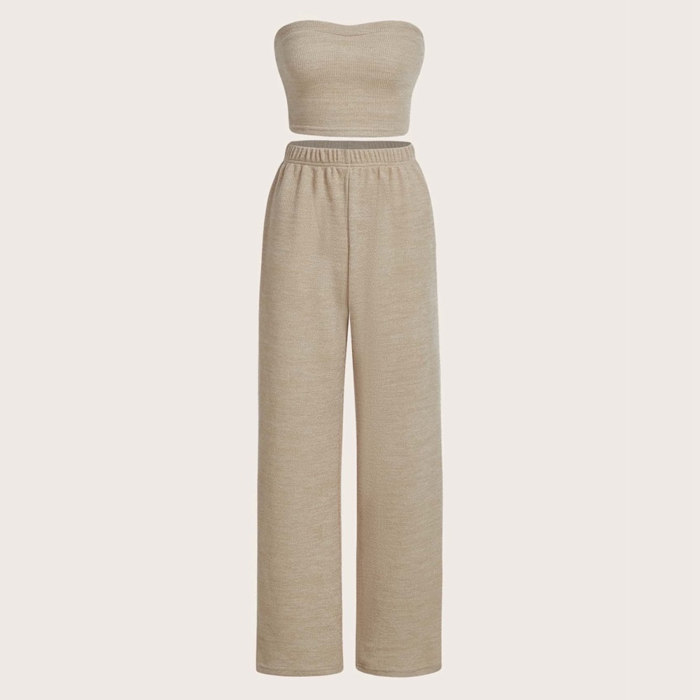 Elegant Tan Women's Jumpsuit